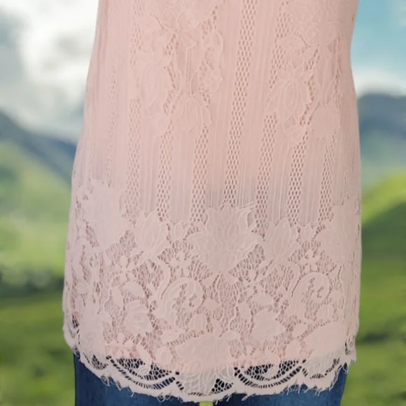 No Boundaries Lace Short Sleeve Tee - Picture 8 of 9